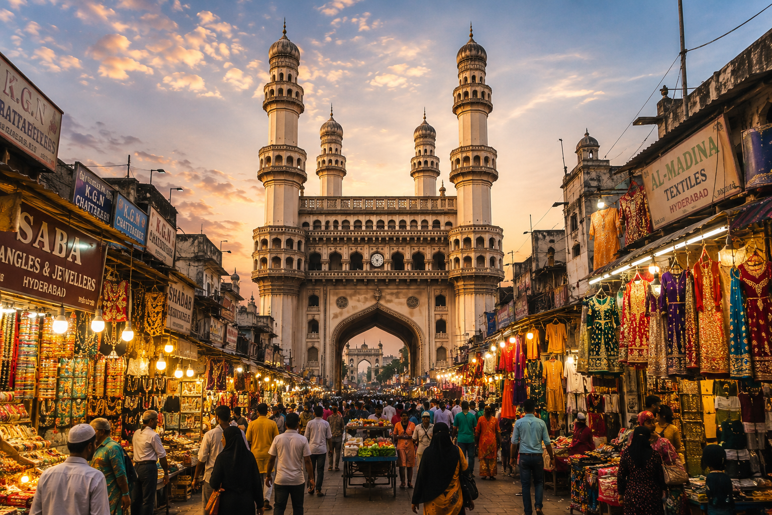 Charminar Bazaar, Hyderabad
